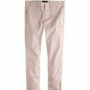Light pink Jcrew skinny strech cargo pants